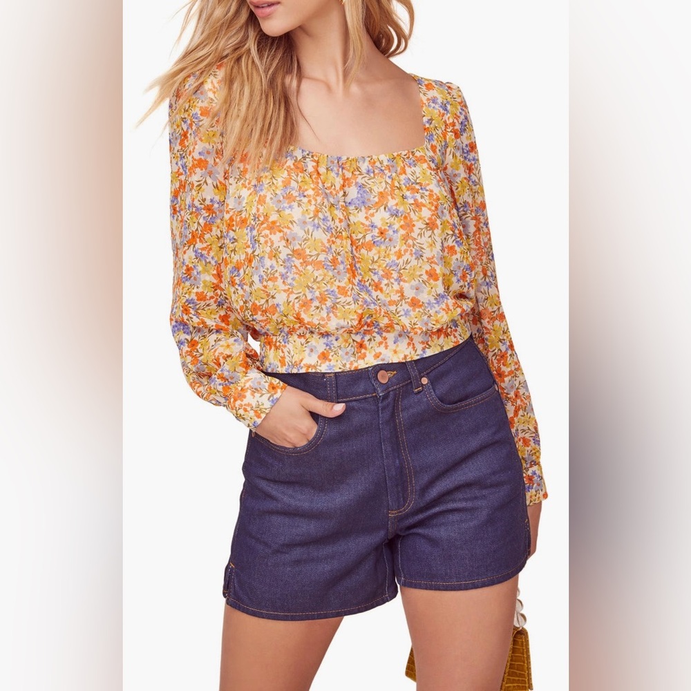 ASTR Willa Floral Blouse